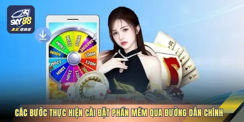 Các bước thực hiện cài đặt phần mềm qua đường dẫn chính
