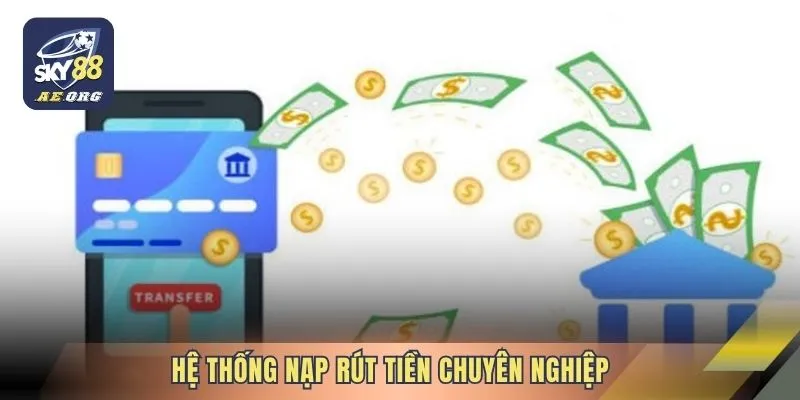 Hệ thống nạp rút tiền chuyên nghiệp 