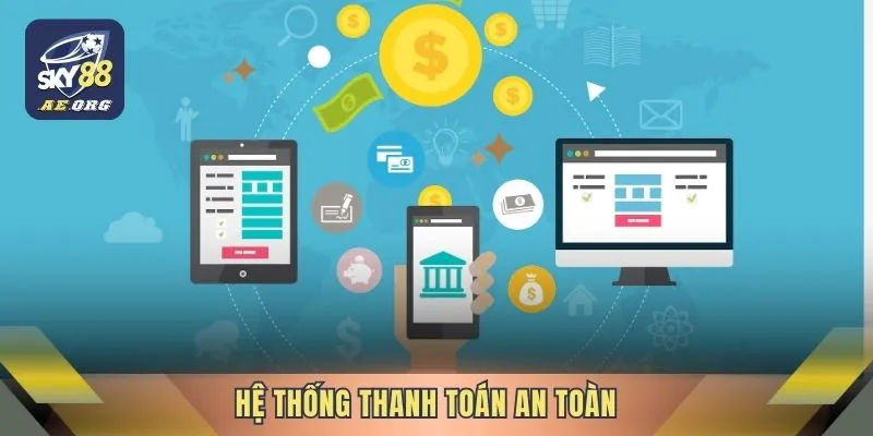 Slot Sky88 Trả Thưởng Cao, Dễ Nổ Hũ Nhất Dành Cho Game Thủ 5 Hệ thống thanh toán an toàn