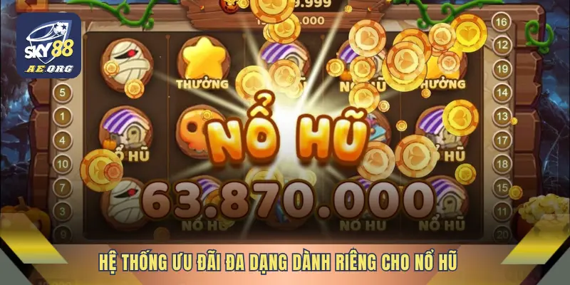 Nổ Hũ 2 Hệ thống ưu đãi đa dạng dành riêng cho nổ hũ