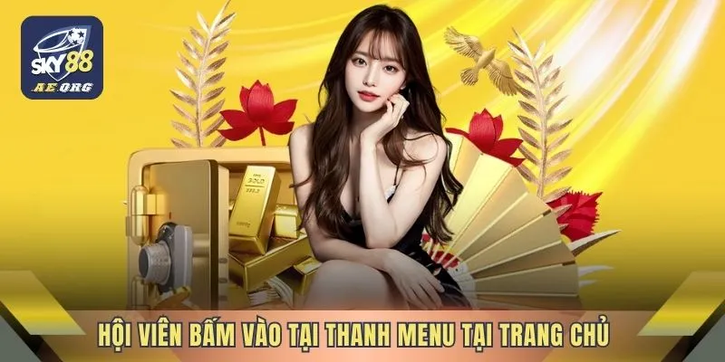 Game Nhanh 4 Hội viên bấm vào tại thanh menu tại trang chủ